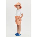 Benitto Kids Erkek Çocuk Desenli Deniz Şortu 7008 - 8 Yaş - Turuncu