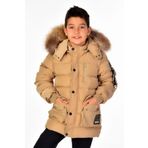 Benitto Kids Erkek Çocuk Natürel Kürklü Mont 51254