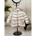 Benitto Kids Kız Bebek Çocuk Kapüşonlu Mont 51360 - Bej - 6 Yaş