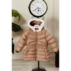 benitto kids Kız Bebek Kapüşonlu Kışlık Mont 51333