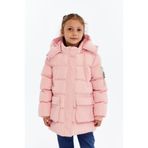 benitto kids Kız Çocuk Kalın Kışlık Kapüşonlu Kaban 51349
