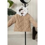 Benittokids Erkek Bebek Çocuk Kulaklı Kapüşonlu Mont 51323 - Camel - 6 - 9 Ay