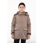 Benittokids Erkek Çocuk Mont 51274 - 12 Yaş - Kahve