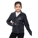Benittokids Kız Çocuk Deri Ceket 51262 Lacivert 14 YAŞ