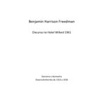 Benjamin Harrison Freedman Discurso no Willard Hotel 1961: Sionismo e Alemanha Desenvolvimentos de 1916 a 1938