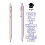 BenKalem uni-ball zento hibrit jel tükenmez kalem 0.7 mm mavi mürekkep 2 adet uniball