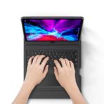 Benks Apple İpad Pro 12.9 2020 Multifunctional Kablosuz Klavyeli Kılıf