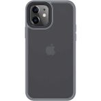 Benks Apple iPhone 12 Mini Kılıf Arkası Mat Buzlu Benks Hybrid Kapak - Gri