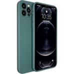 Benks Apple iPhone 12 Pro Max Kılıf Benks Painting TPU Kapak (KOYU YEŞIL)
