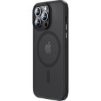 Benks Apple iPhone 14 Pro Magsafe Şarj Özellikli Mist Hybrid Kapak Siyah Kılıf