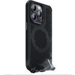 Benks Apple iPhone 14 Pro Max Karbon Magnetik Soğutucu Özellikli Telefon Kılıfı