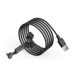 Benks D30 Lightning USB Gaming Kablo 2A 120 cm 270° Katlanır Vantuzlu Oyuncu Şarj Kablosu