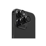 Benks İphone 16 Pro Max Uyumlu Parlama Önleyici Glass Metal Kamera Lens Koruyucu Titanyum-Gri