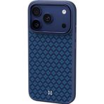 Benks İphone 17 Pro Max Uyumlu Kılıf M-Safe Özellikli Armorpro Armorgrid Serisi Kevlar Kapak Mavi