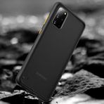 Benks Samsung Galaxy S20 Plus Arkası Mat Magic Smooth Drop Resistance Kapak Siyah Kılıf