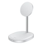 Benks W08 2 in 1 MagSafe Kablosuz Şarj Standı iPhone Airpods Uyumlu 15 W Siyah Wireless Şarj İstasyonu