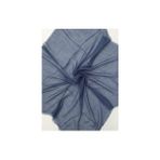 Benli Kadın Lacivert Koton Pamuklu Flamlı Eşarp 100X100 cm - Standart
