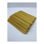 BENN Uzun Metalik Pasta Mumu Gold / Altın 20 Cm 100'lü