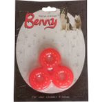 Benny Köpek Oyuncağı Üçlü H 9 x 9 cm Kırmızı