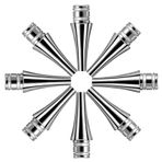 BENOSPACE 8 adet paslanmaz çelik ipuçları elmas boyama kalemi, elmas sanat matkap kalem, kalın elmas boyama aksesuarları için tek yerleştiriciler, sonsuza kadar değiştirme 5D DIY nakış kiti