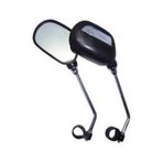 Benotto Jy-102 Plastik Reflektörlü Kentsel Oval Bisiklet Aynası Siyah