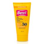 Benri SPF50 40 ml Güneşten Koruyucu Yüz ve Vücut Losyonu