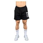 BENROMA Erkek Black Baskılı Regular Fit Cepli Şort