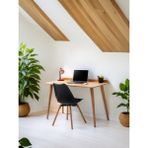 Bensett Napi Çalışma Masası, %100 Masif Ahşap, 120x60 Cm, Naturel