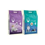 Bentaş Van Cat Ince Tane Topaklanan Kedi Kumu Lavanta 10 Kg + Marsilya 10 Kg