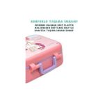 Bento 1030ML Lunchbox Tek Katlı 3 Bölmeli Pp Plastik Sefer Tası Yemek Kutusu (Pembe) - standart