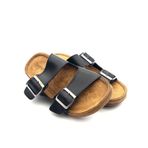 Bento 41001 Siyah Çift Toka Comfort Günlük Kadın Terlik
