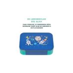 Bento 900ML Lunchbox Tek Katlı 2 Bölmeli Pp Plastik Çocuk Sefer Tası Yemek Kutusu (Lacivert) - standart