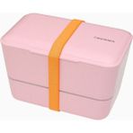 Bento Bite Dual 2 Katlı Japon Öğle Yemeği Kutusu - Pembe