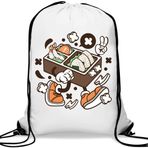 Bento Urban Style Japon Klasik Öğle Yemeği Kutusu Spor Çantası Günlük İpli Çanta