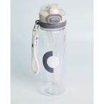 Bentopia 750 ml Okul Su Matarası Pipetli ve Pipetsiz Kullanım (Beyaz)