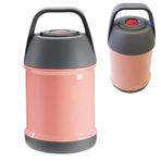 Bentopia Paslanmaz Çelik Yemek Termosu - 450 Ml- Bebek Mama Saklama Termosu - Pembe