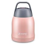 Bentopia Paslanmaz Çelik Yemek Termosu - 600 Ml- Bebek Mama Saklama Termosu - Pembe