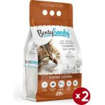BentySandy Kahve Kokulu Topaklanan İnce Taneli Kedi Kumu 10lx2