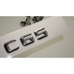 Benz C65 Bagaj Krom Metal 3M 3D Yazı Logo