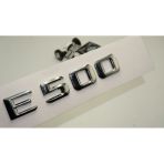 Benz E500 Bagaj Krom Metal 3m 3d Yazı Logo