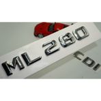 Benz Ml 280 Cdı Bagaj Krom Metal 3m 3d Yazı Logo