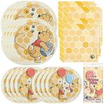 Benzersiz Disney Winnie The Pooh Yemek Takımı Parti Paketi | Öğle Yemeği Peçeteleri, Akşam Yemeği ve Tatlı Tabakları, Masa Örtüsü | Temalı Partiler, Çocuk Doğum Günü, Cadılar Bayramı için Harika - Unique tarafından resmi olarak lisanslanmıştır