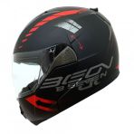 Beon B 700 Vertigo Cene Acilir Motosiklet Kaski Siyah Kirmizi - Xl