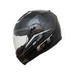 Beon B700 B-Shock Çene Açılır Vizörlü Kask Gri/Siyah - XL