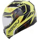 Beon Çene Açılır Vizörlü Kask [B700] [sarı-Siyah] [aır Tek] [l]