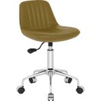 Beowo Design Grand Küçük Tekerlekli Çalışma Sandalyesi - Hardal