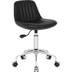 Beowo Design Grand Küçük Tekerlekli Çalışma Sandalyesi - Siyah