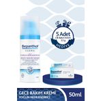 Bepanthol Derma Gece Bakım Kremi 50 ml + 5 Adet Cilt Bakım Kremi 3.5 g