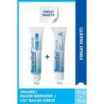 Bepanthol Derma Onarıcı Bakım Merhemi 30 Gr + Derma Cilt Bakım Kremi 30 Gr
