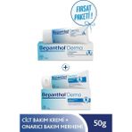 Bepanthol Onarıcı Bakım Merhemi 50 gr & Cilt Kremi 50 gr Tüm Cilt Tipleri İçin Avantajlı Set - standart